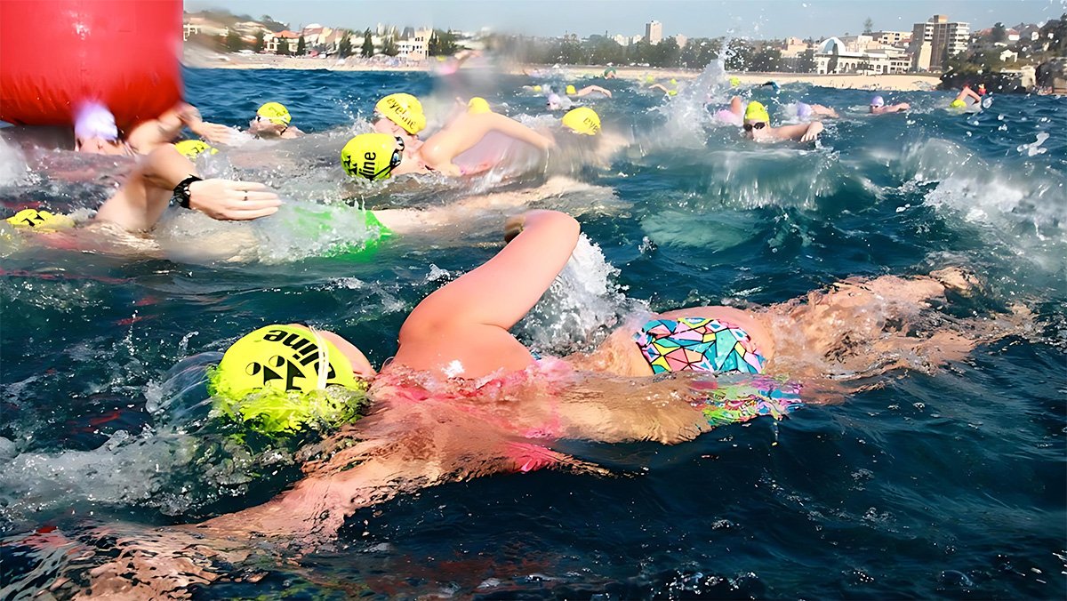 Eyeline swim goggle categories — racing, training, fitness, mask, corrective lens, junior, and kids — manufactured in our Suzhou factory