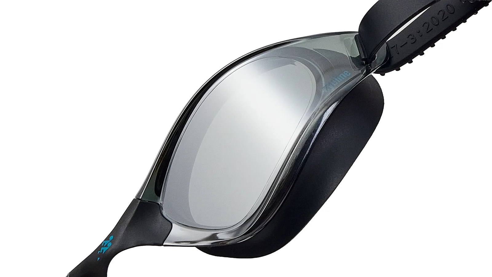 The Eyeline Aqua swim goggle — a finished product from a vertically integrated swim goggle manufacturer