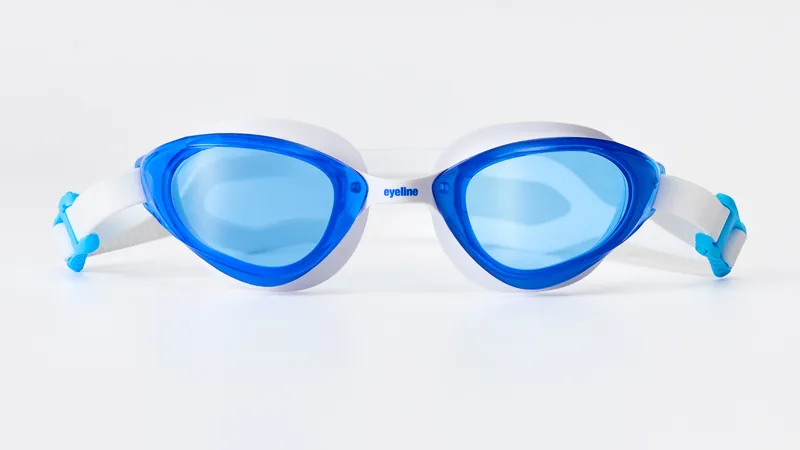 Eyeline Aquarius training swim goggle with C-Profile 3D Gasket, front view