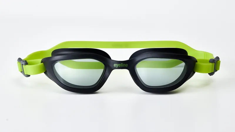 Eyeline Flux fitness swim goggle with C-Profile 3D Gasket, front view
