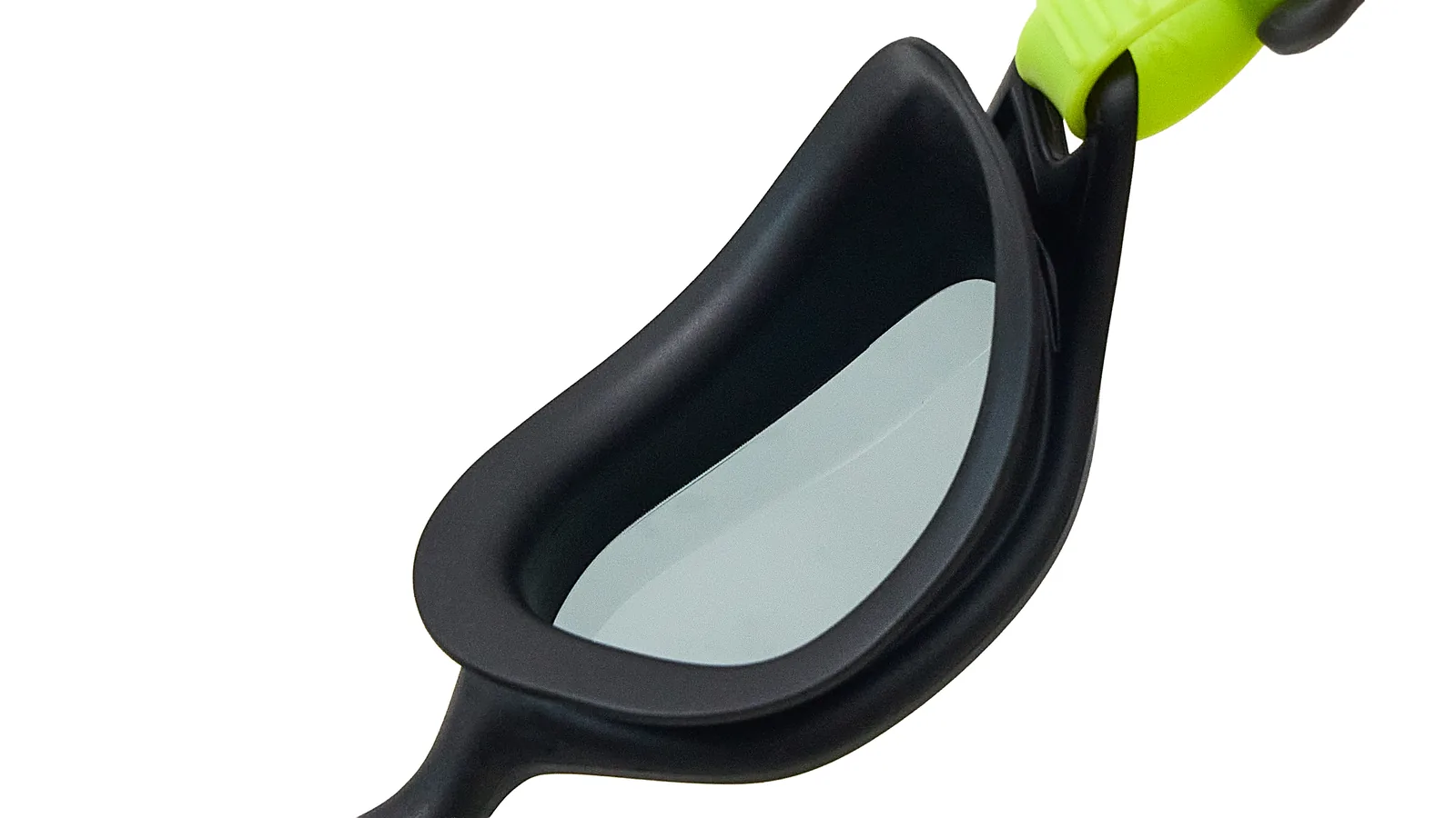 Eyeline Flux fitness swim goggle, C-Profile 3D Gasket and inner lens detail