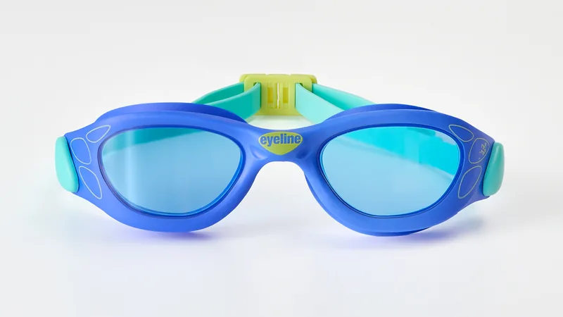 Eyeline Nano kids swim goggle with C-Profile 3D Gasket, front view