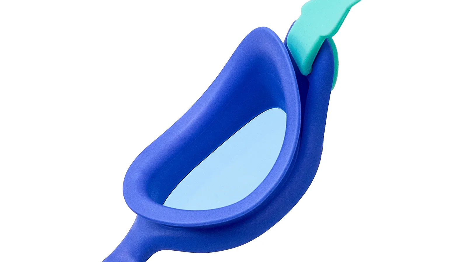 Eyeline Nano kids swim goggle, C-Profile 3D Gasket and inner lens detail