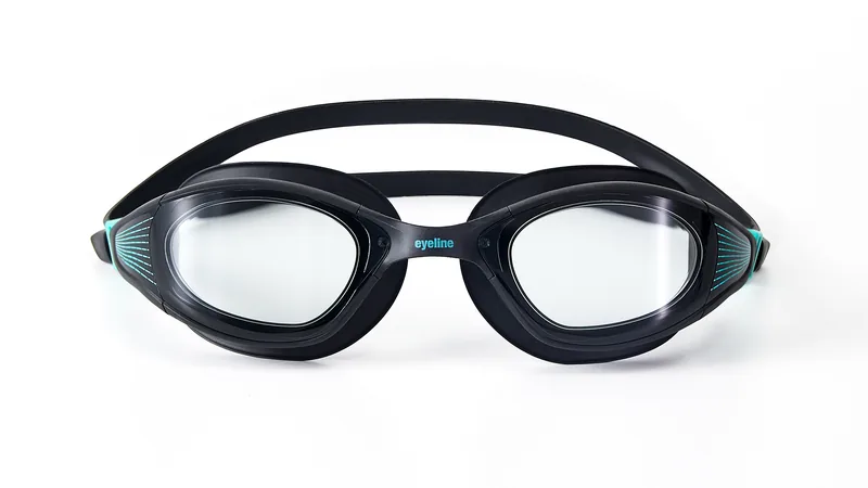 Eyeline Neptune fitness swim goggle with C-Profile 3D Gasket, front view