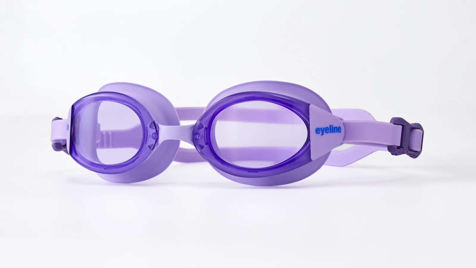 Eyeline Oracle corrective lens swim goggle, 3/4 angle showing C-Profile 3D Gasket