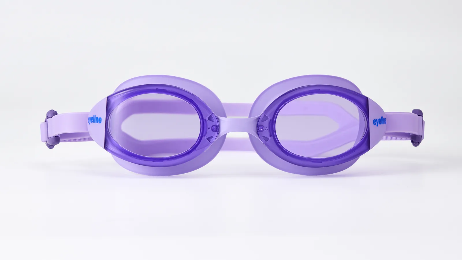 Eyeline Oracle corrective lens swim goggle with C-Profile 3D Gasket, front view