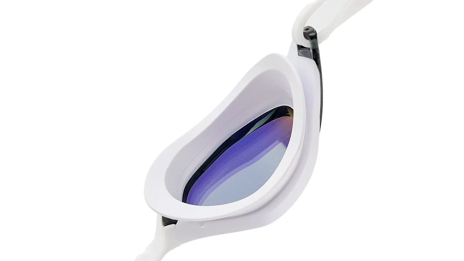 Eyeline Slash hybrid swim goggle, L-Profile 3D Gasket and inner lens detail