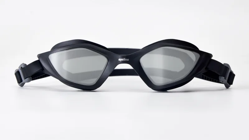 Eyeline Trix training swim goggle with L-Profile 3D Gasket, front view