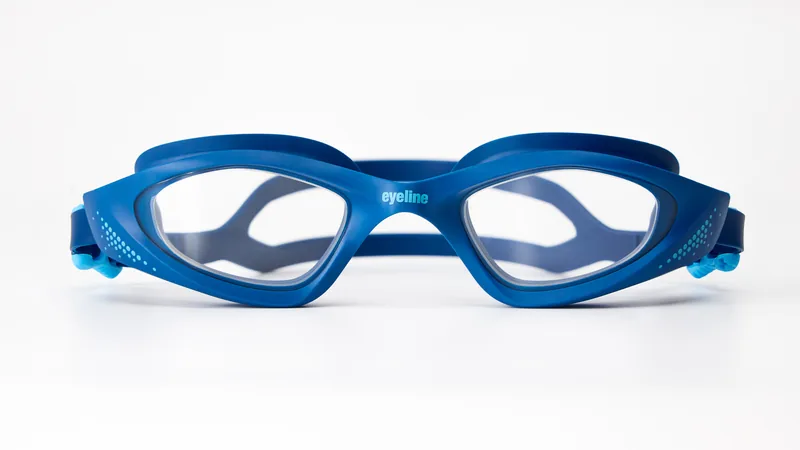 Eyeline Typhoon fitness swim goggle with C-Profile 3D Gasket, front view