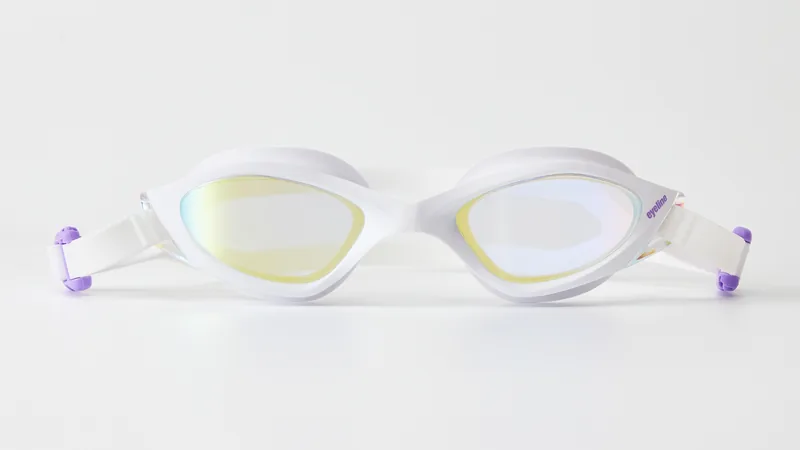 Eyeline Vortex training swim goggle with C-Profile 3D Gasket, front view