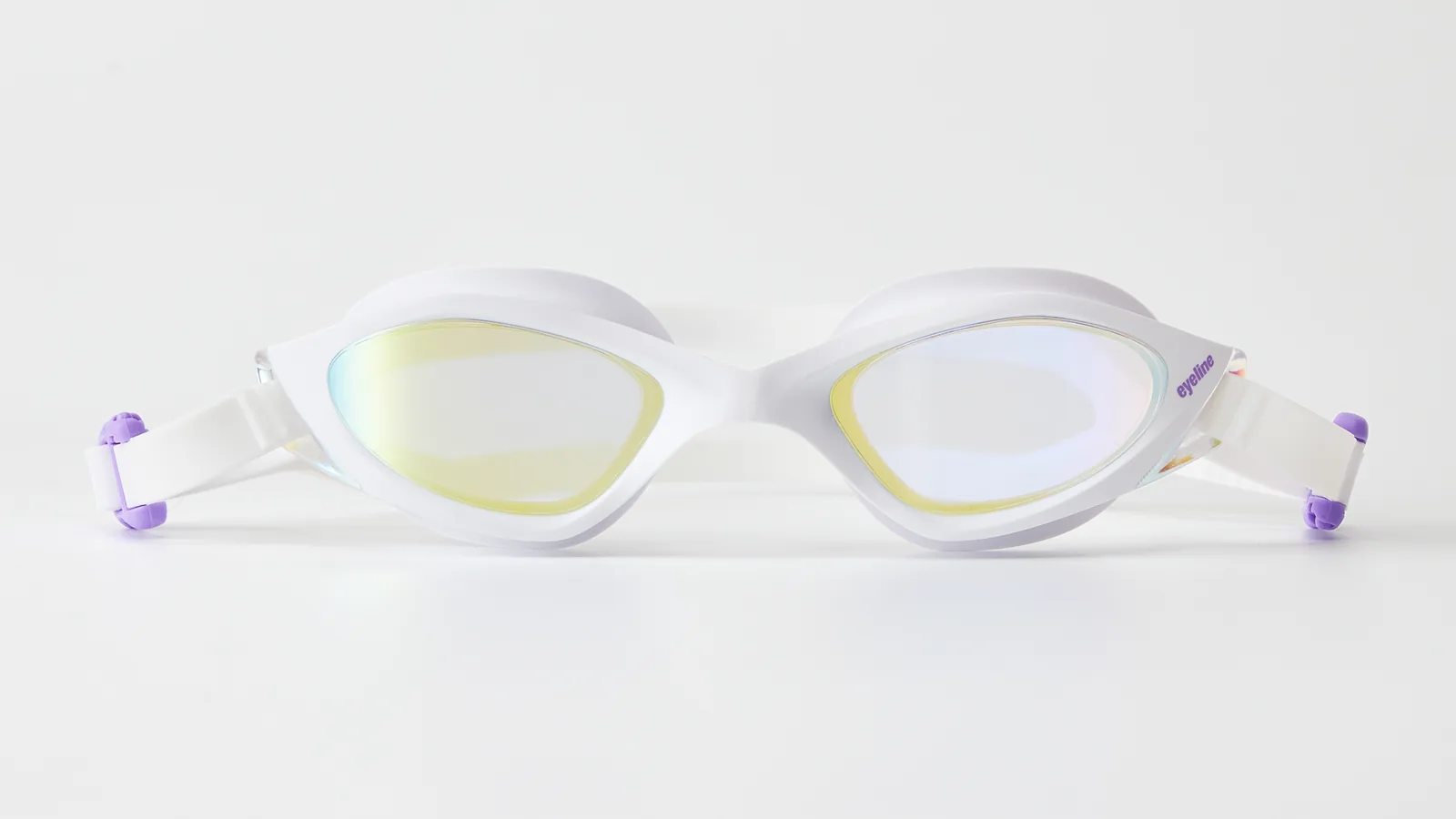 Eyeline Vortex training swim goggle with C-Profile 3D Gasket, front view
